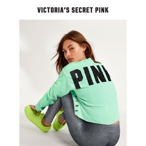 Victoria’s Secret PINK long sleeve cropped tee